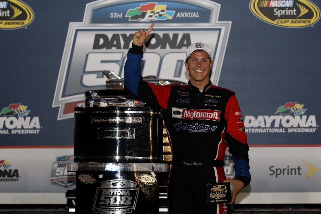 Trevor Bayne makes history at the Daytona 500 and keeps up with the sport’s physical demands
