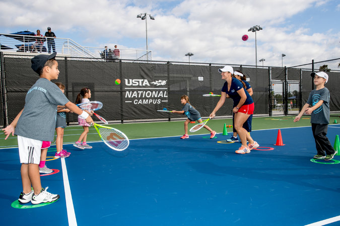 The United States Tennis Association refurbishes thousands of tennis courts from coast to coast