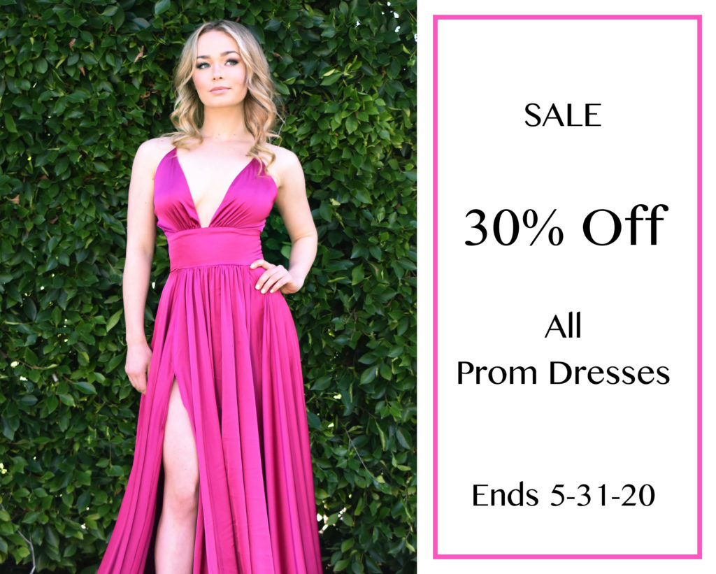 Prom Sale! 30% off all Prom dresses