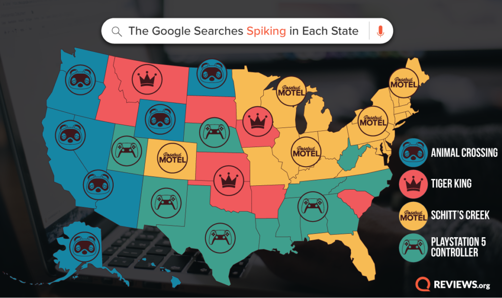 What is Every State Googling During Quarantine