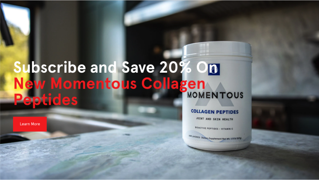 Momentous Releases Performance Collagen Product Scientifically Proven to Reduce Pain, Support Joint Health, and Increase Cartilage Mass