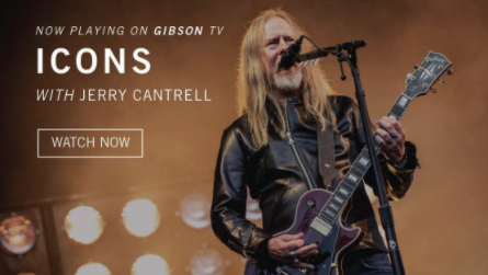 NEW EPISODE OF THE INTERVIEW SERIES “ICONS” STREAMING NOW FEATURING:  JERRY CANTRELL