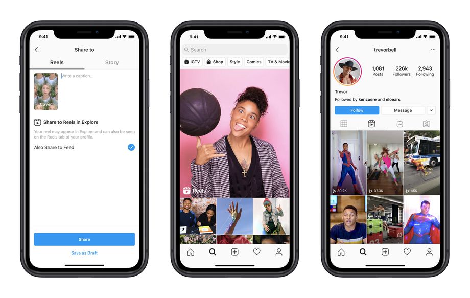 Instagram Launches Reels, New Tik Tok Competitor