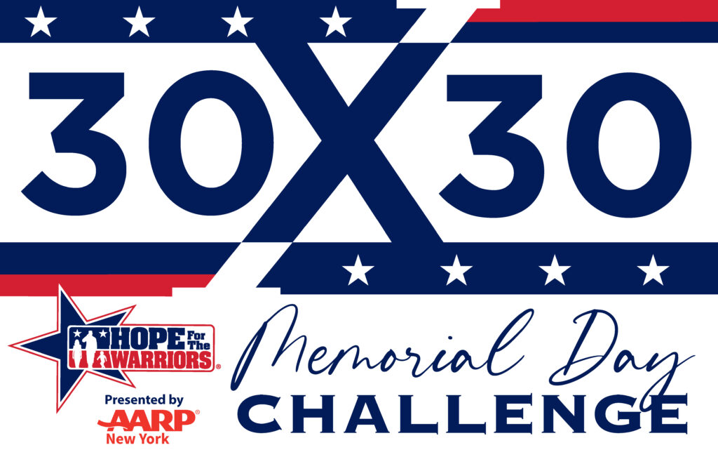 HOPE FOR THE WARRIORS TO HOST MEMORIAL DAY 30X30 VIRTUAL FITNESS CHALLENGE