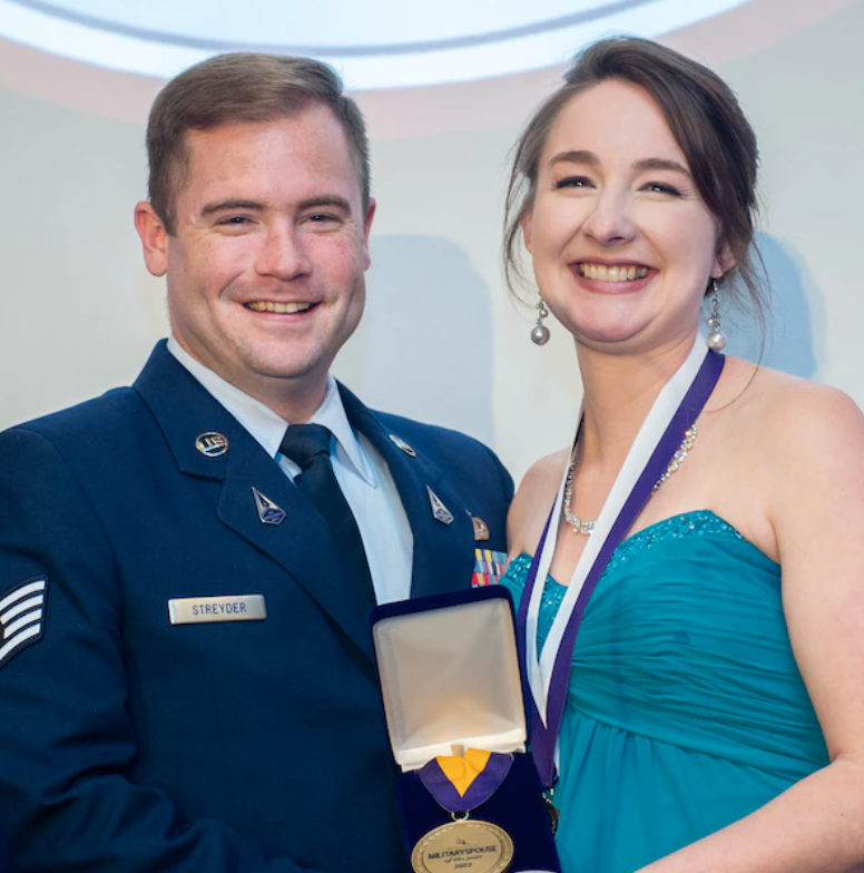 Sarah Streyder is a lot more than recipient of The Armed Forces Insurance Military Spouse of the Year® Award