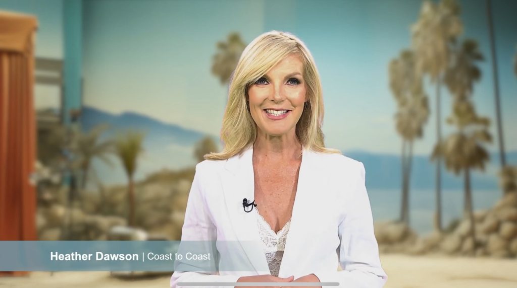 Airing on Episode 01 of Coast to Coast TV with Heather Dawson: Trips, Sips, and Golfing Hits